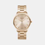 Obaku Round Rose Gold Analog watch