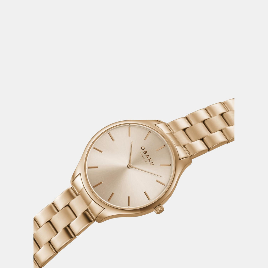 Obaku Stainless Steel Round watch