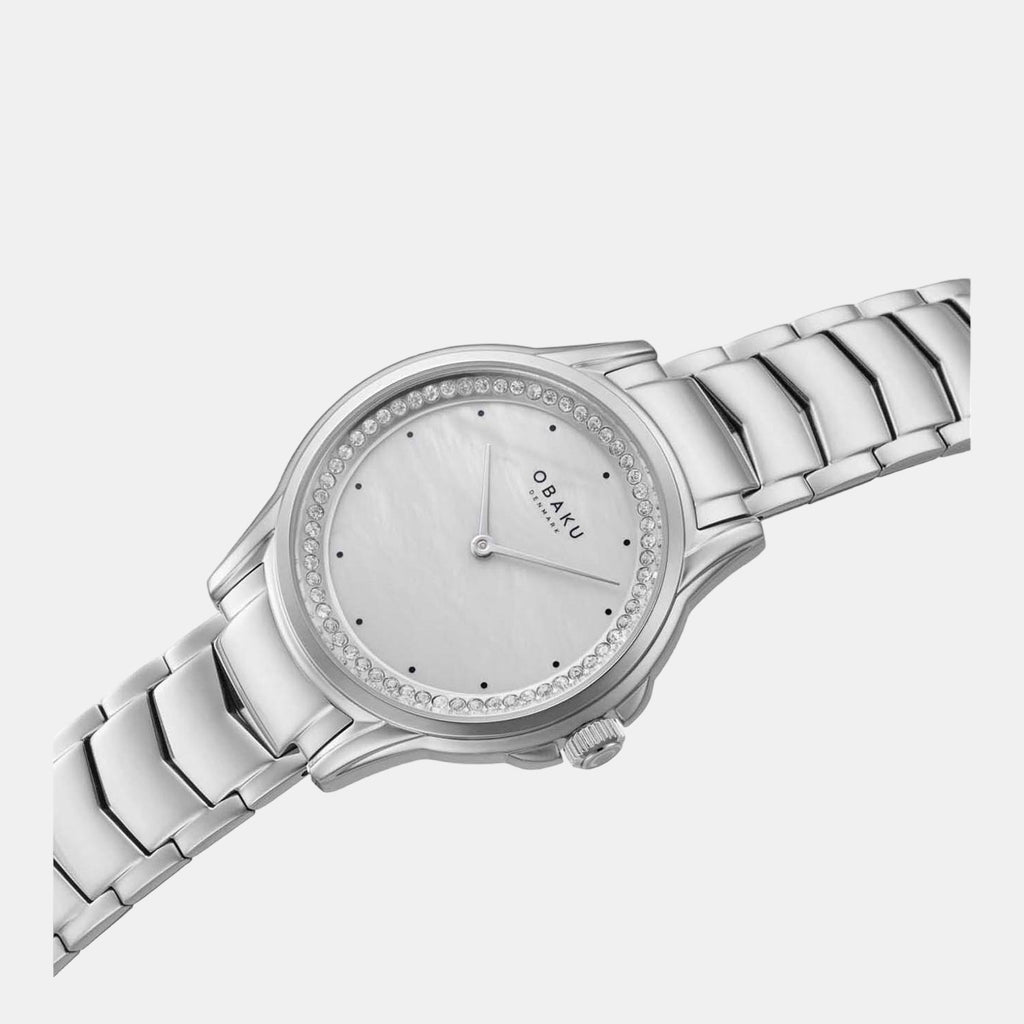 Obaku Women Round Grey watch