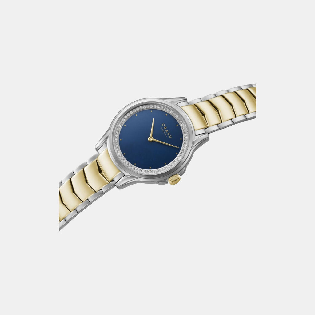 Obaku Women Round Blue watch