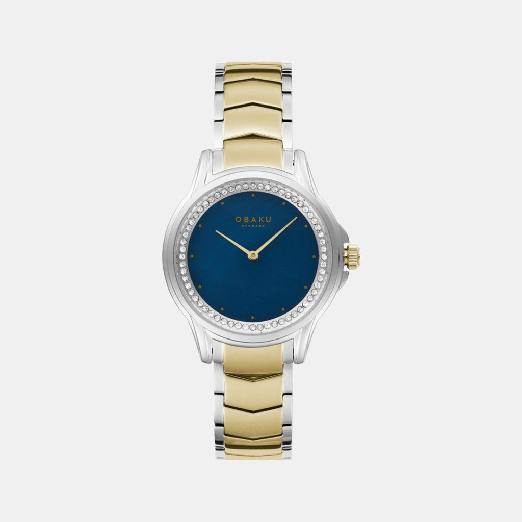 Obaku Round Blue Analog watch