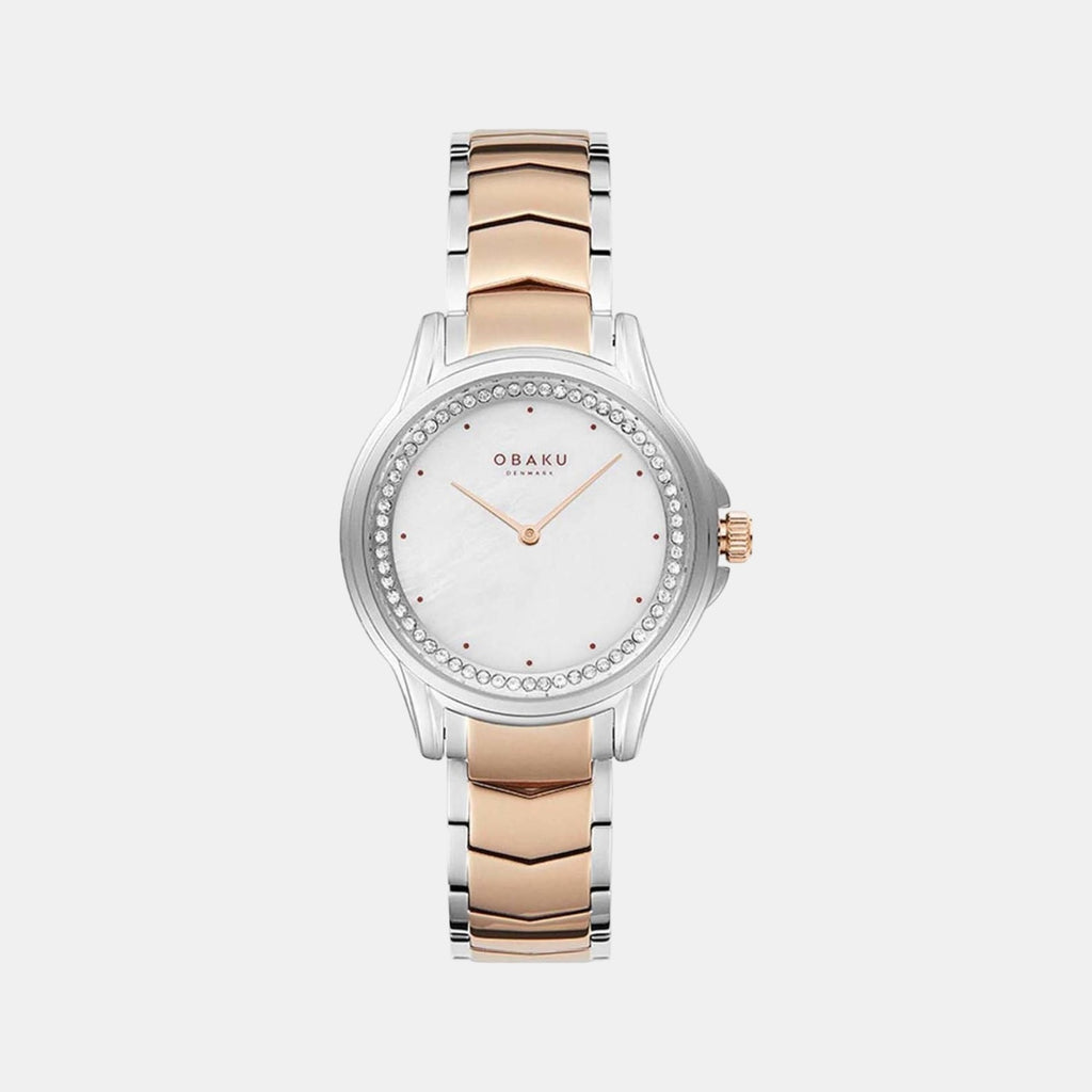 Obaku Round White Analog watch