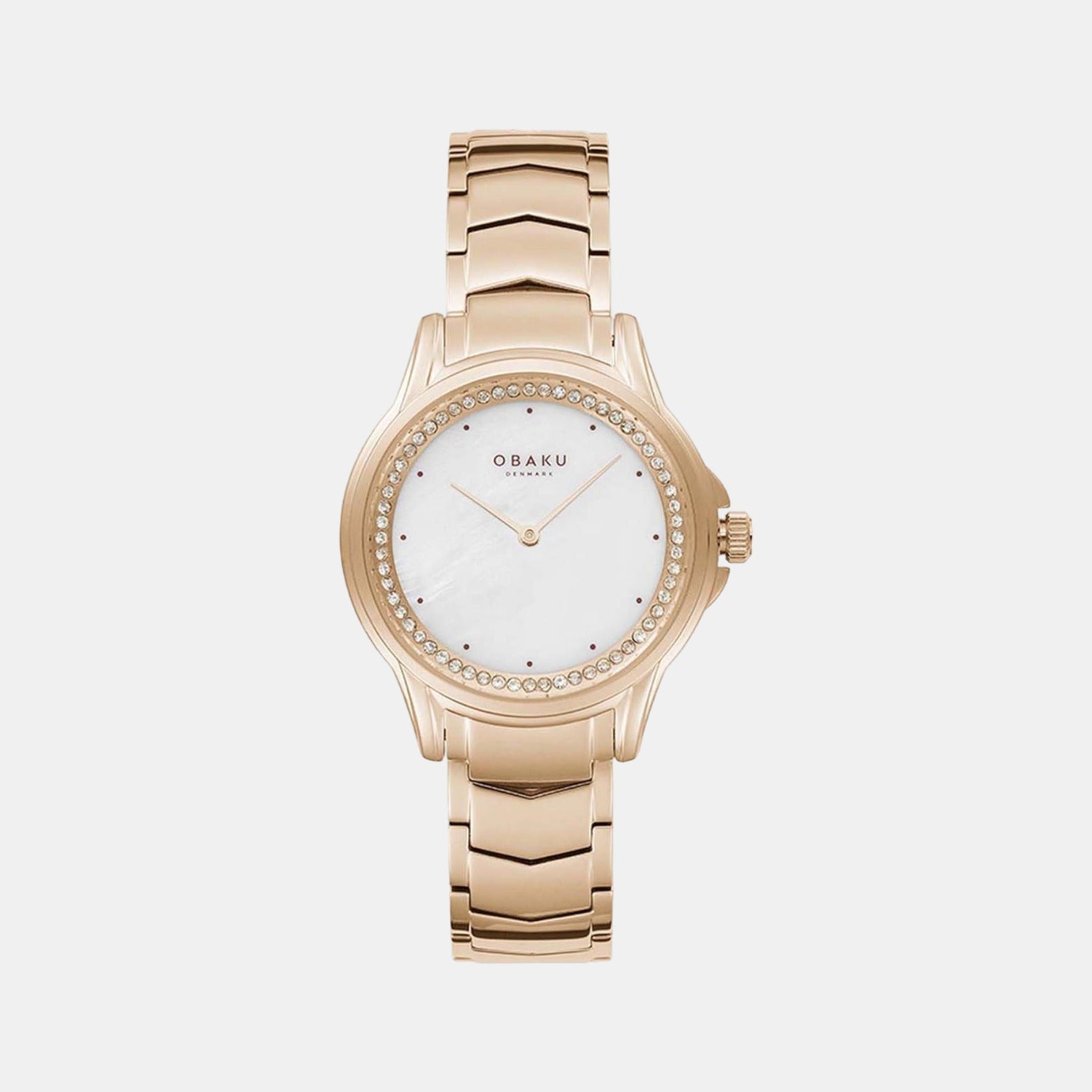 Obaku Round White Analog watch
