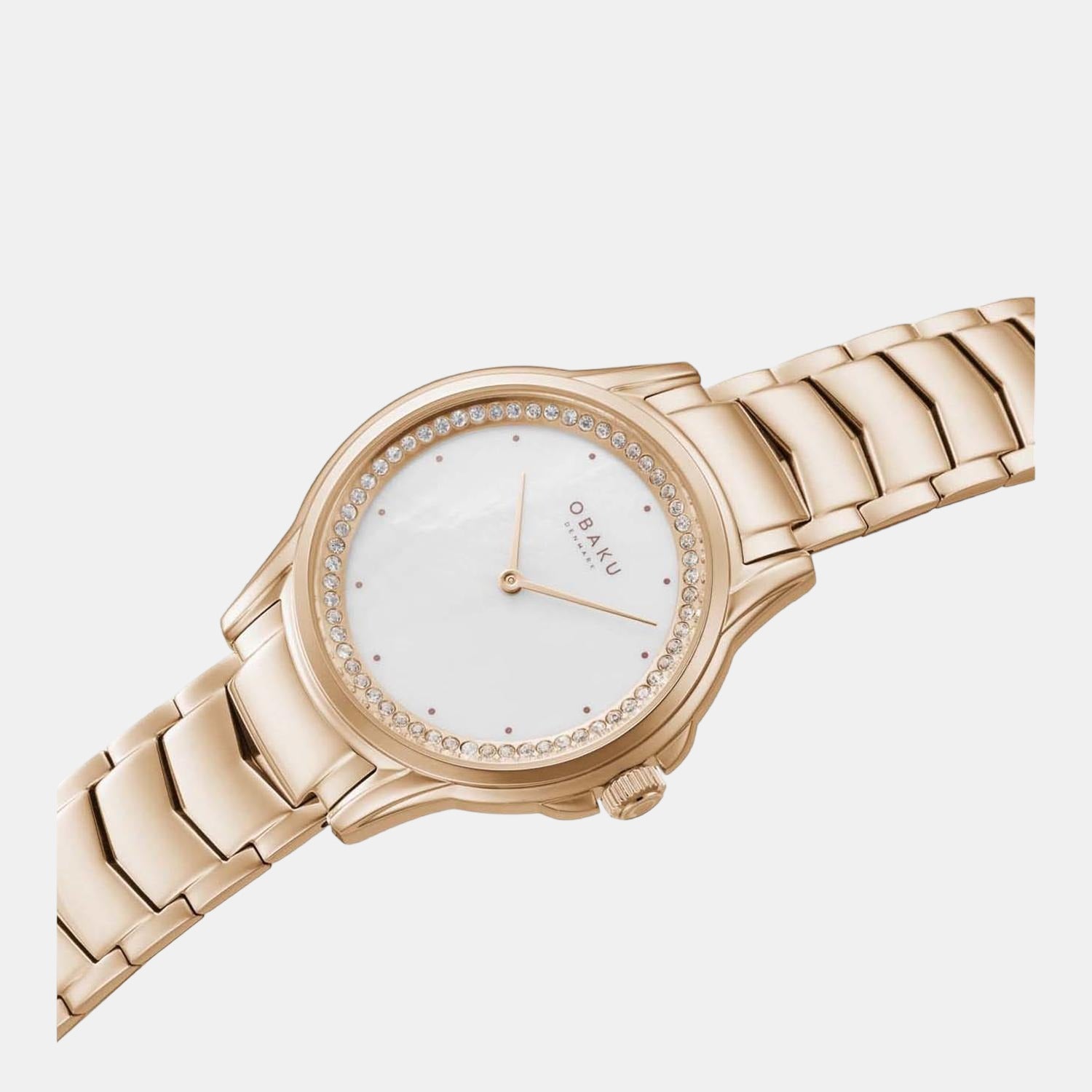 Obaku Women Round White watch