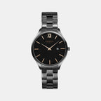 Obaku Round Black Analog watch