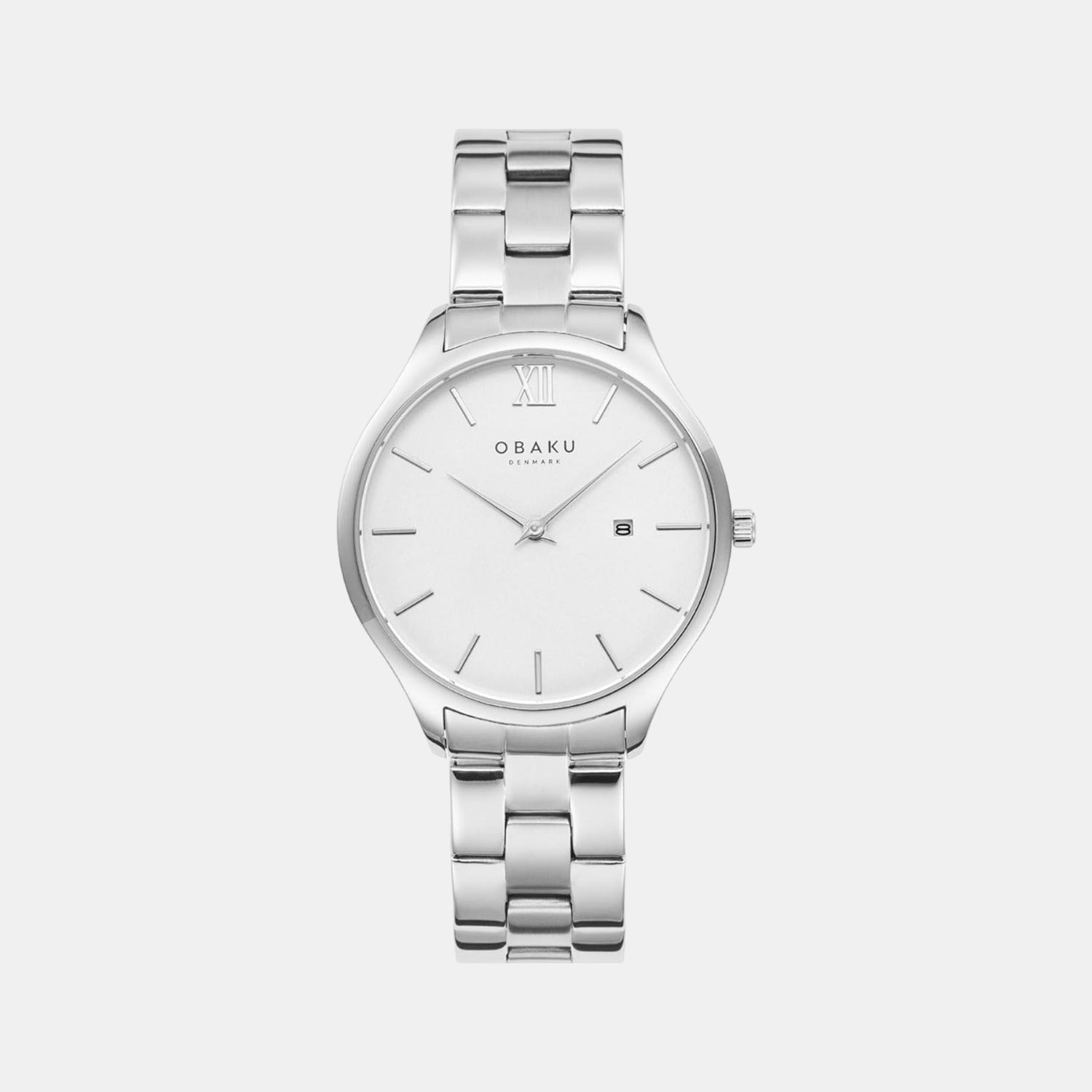 Obaku Round White Analog watch