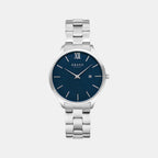 Obaku Round Blue Analog watch