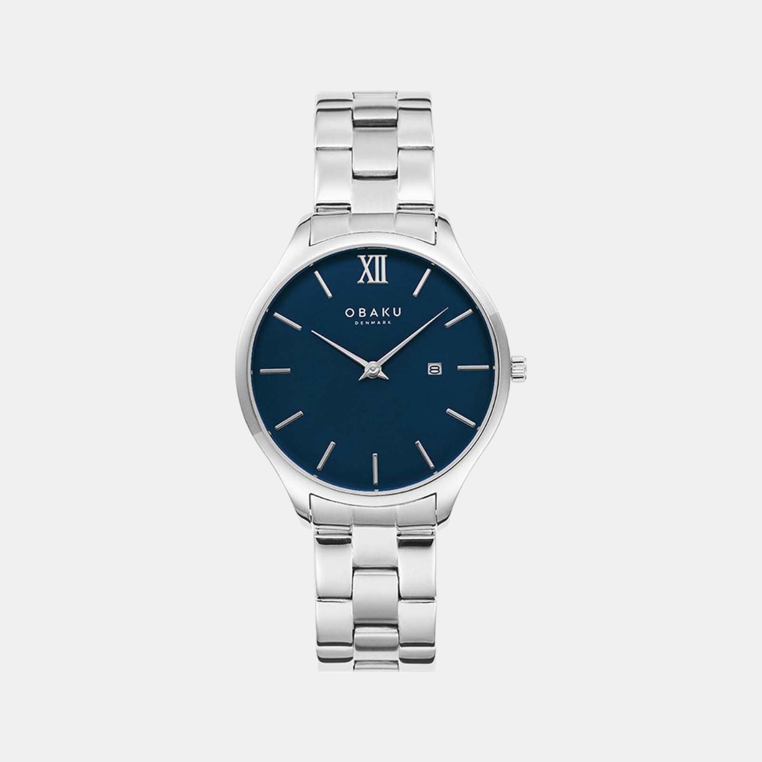 Obaku Round Blue Analog watch