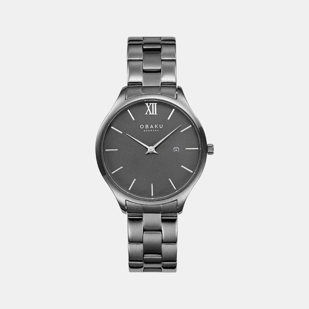 Obaku Round Grey Analog watch