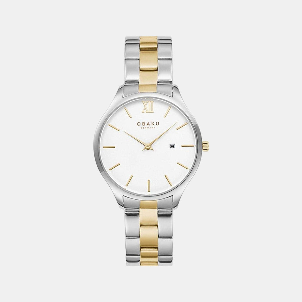 Obaku Round Silver Analog watch