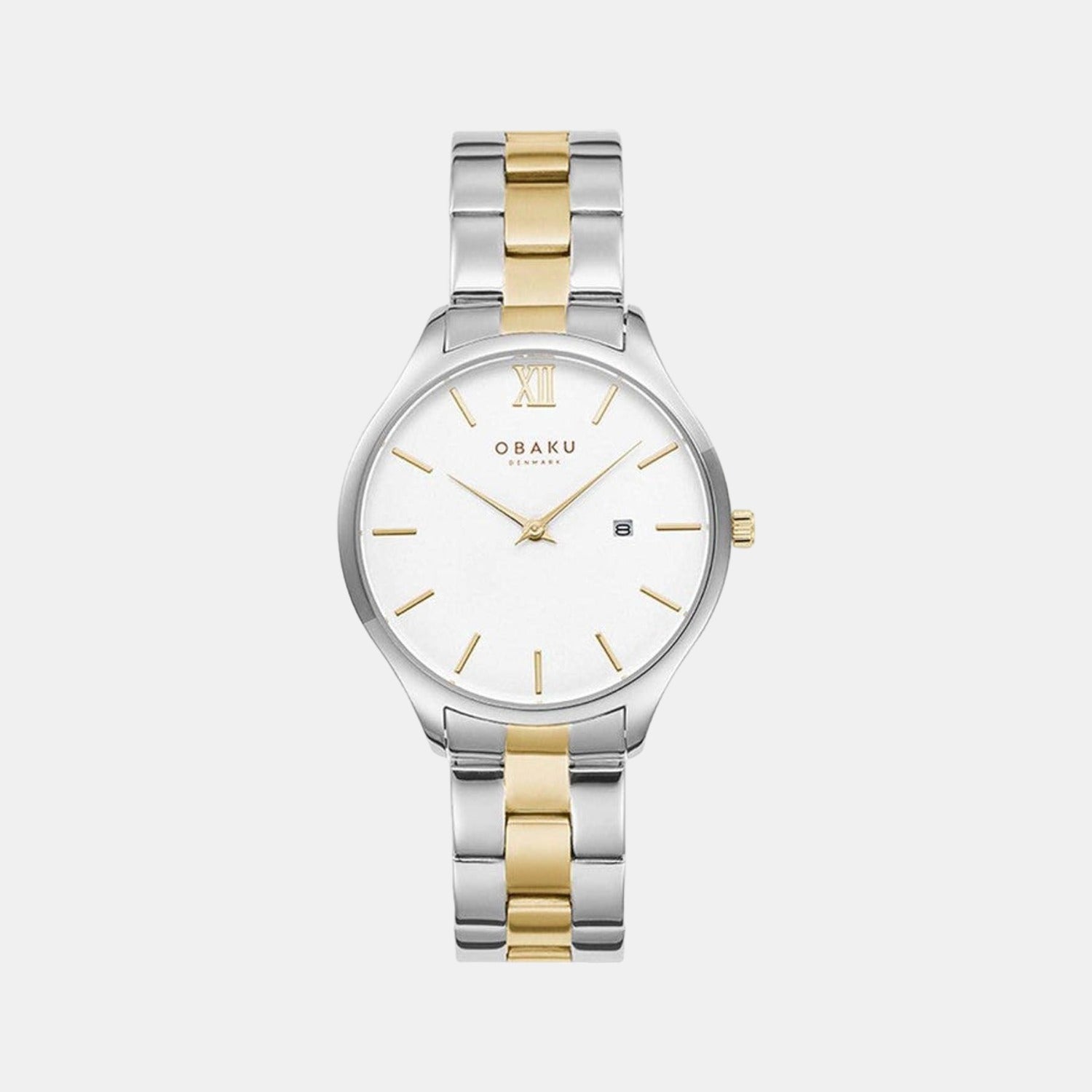 Obaku Round Silver Analog watch