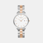 Obaku Round Silver Analog watch