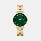 Obaku Round Green Analog watch