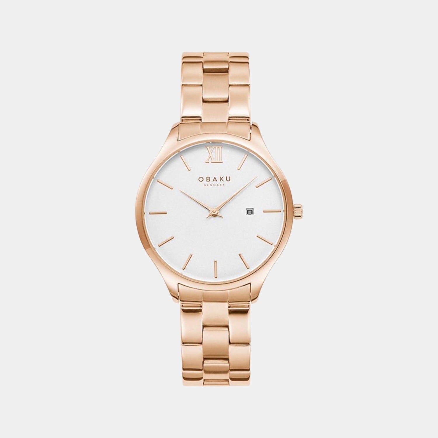 Obaku Round White Analog watch
