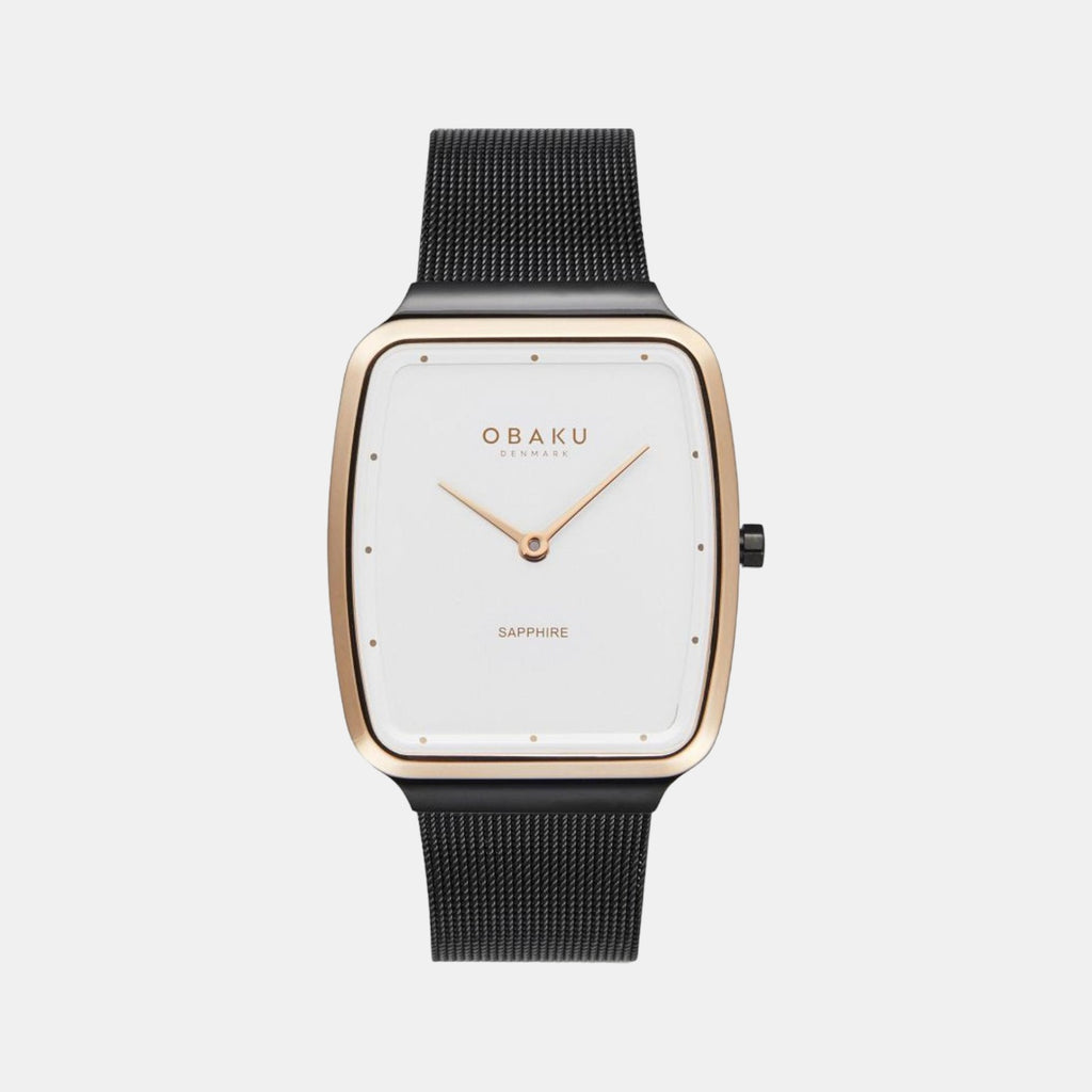 Obaku Rectangular Silver Analog watch