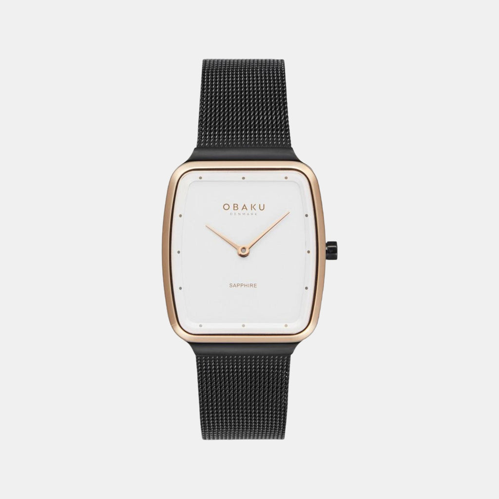 Obaku Round Silver Analog watch
