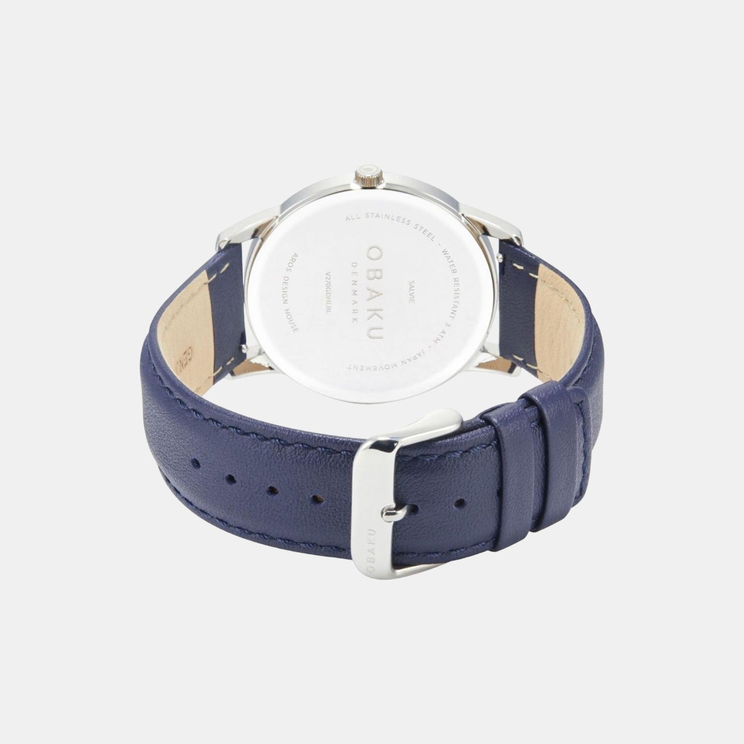 Obaku Men Round Blue watch
