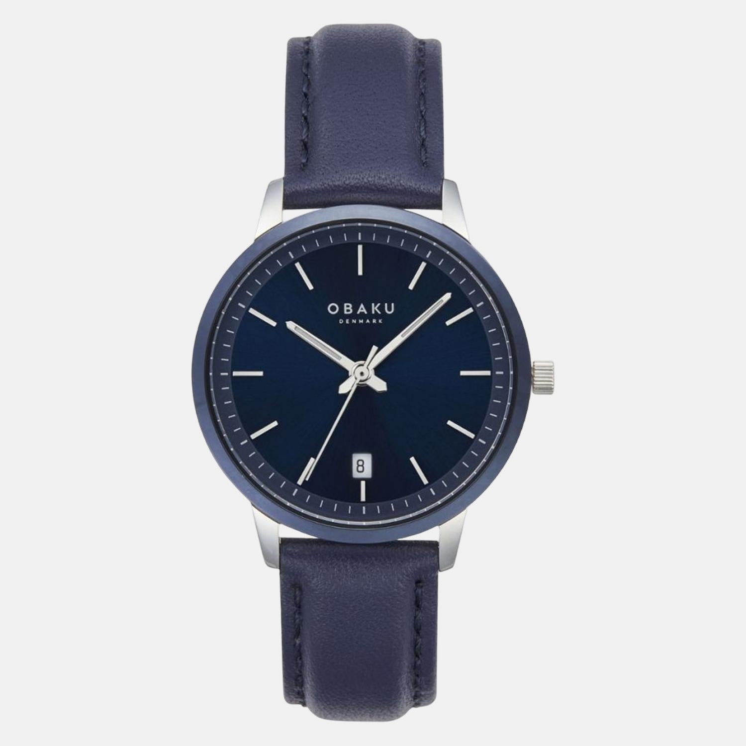 Obaku Round Blue Analog watch