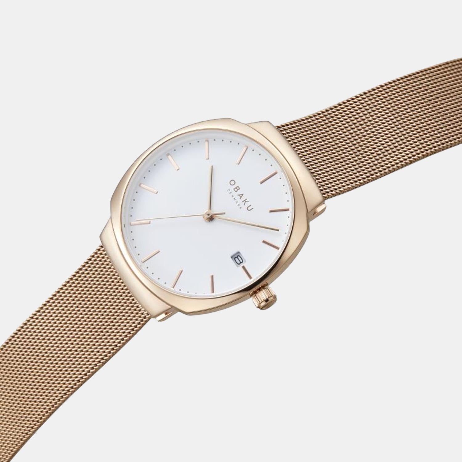 Obaku Women Round White watch