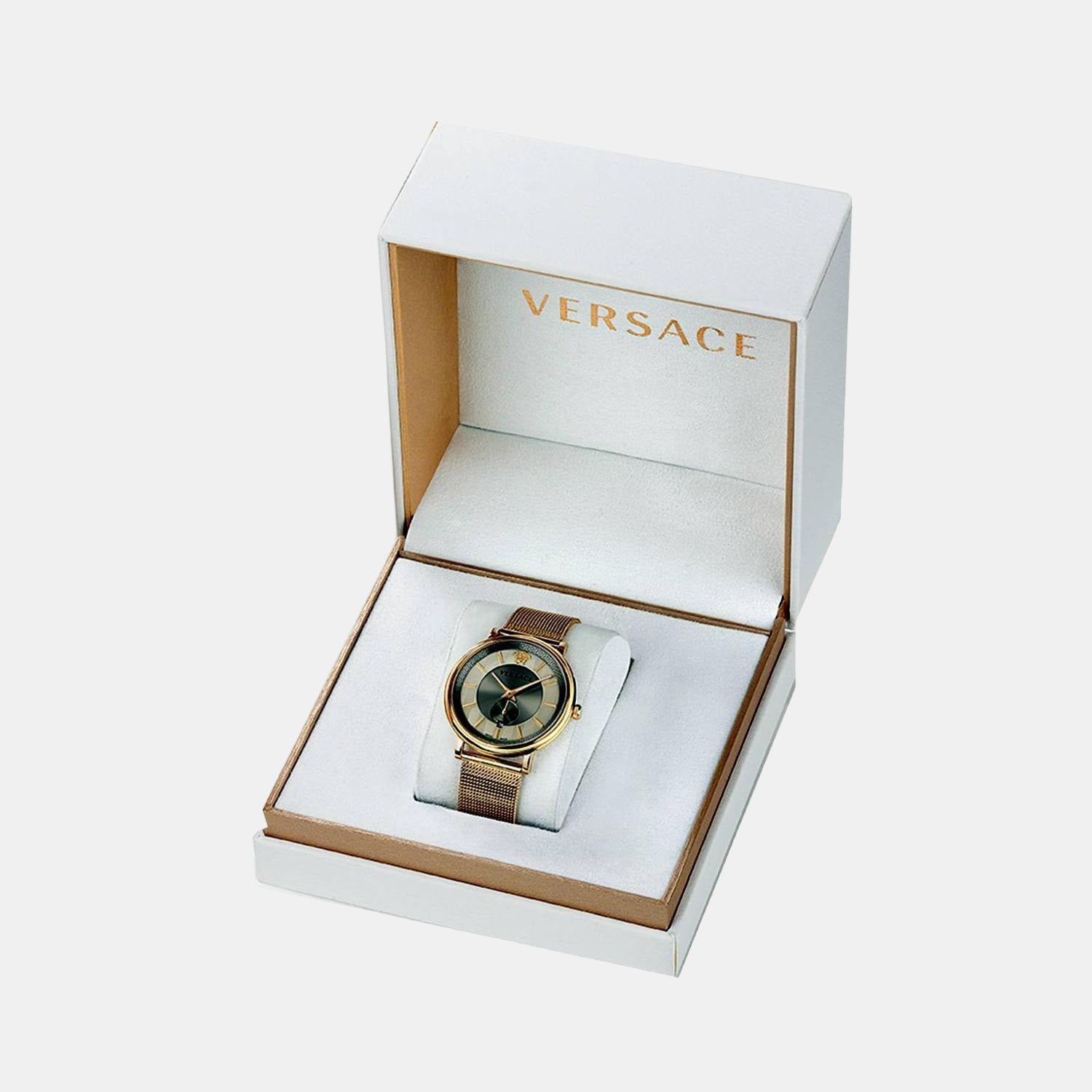 Versace Stainless Steel Round watch