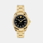 Versace Round Black Analog watch
