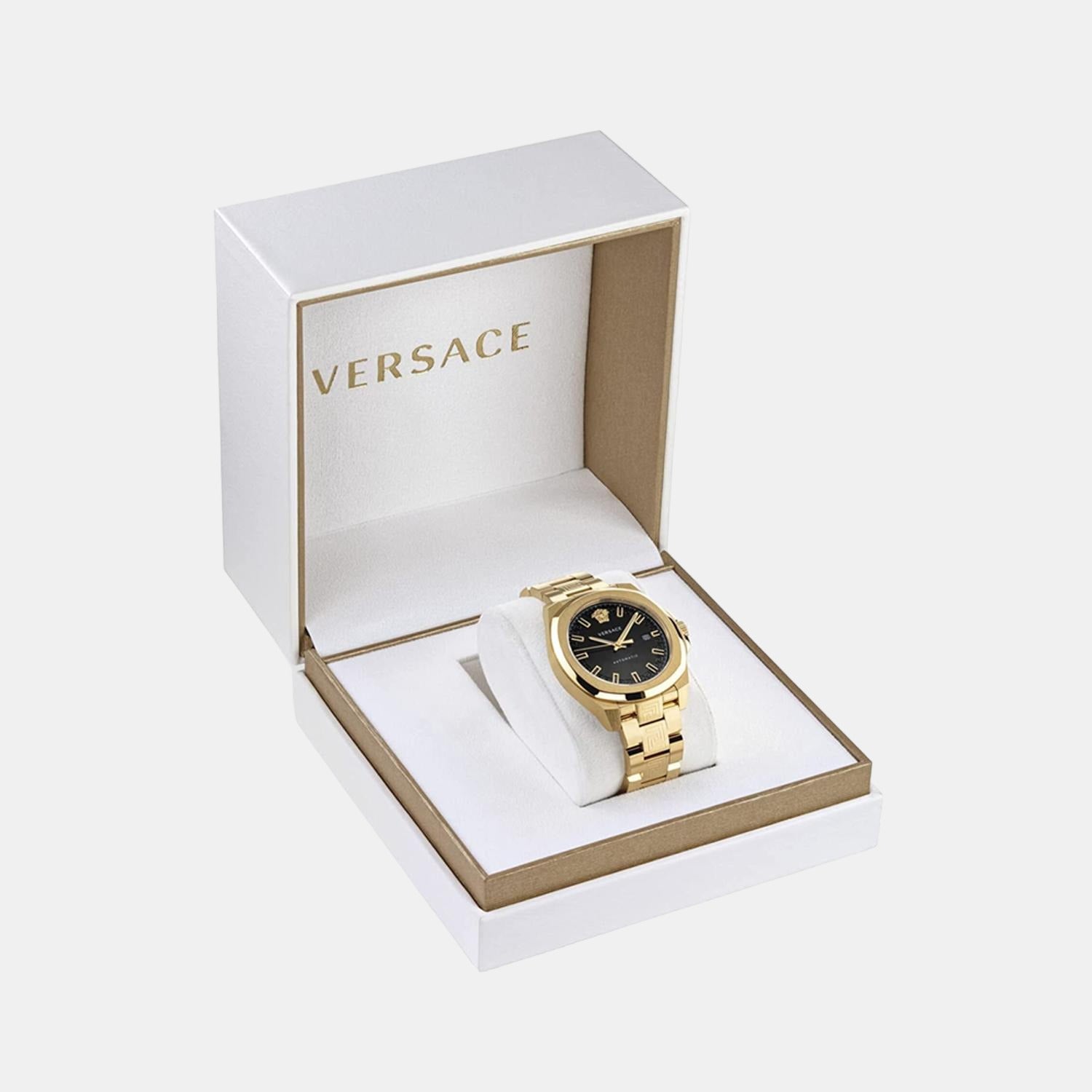 Versace Stainless Steel Black watch