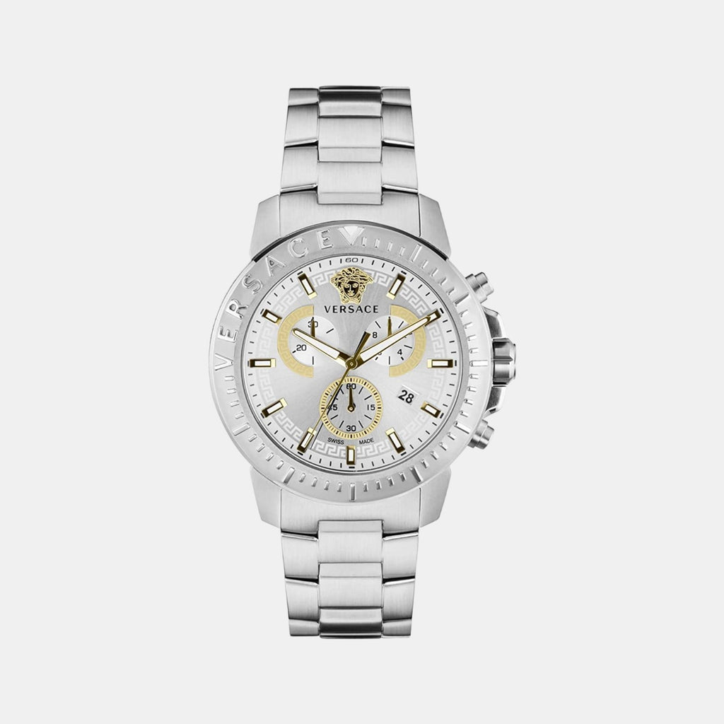 Versace Round White Analog watch