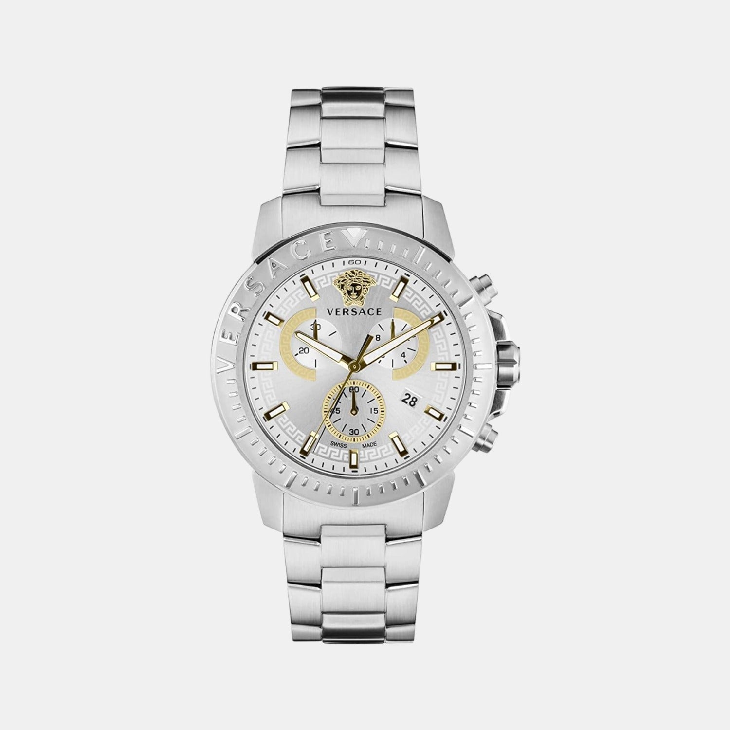 Versace Round White Analog watch