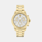 Versace Round Silver Chronograph watch