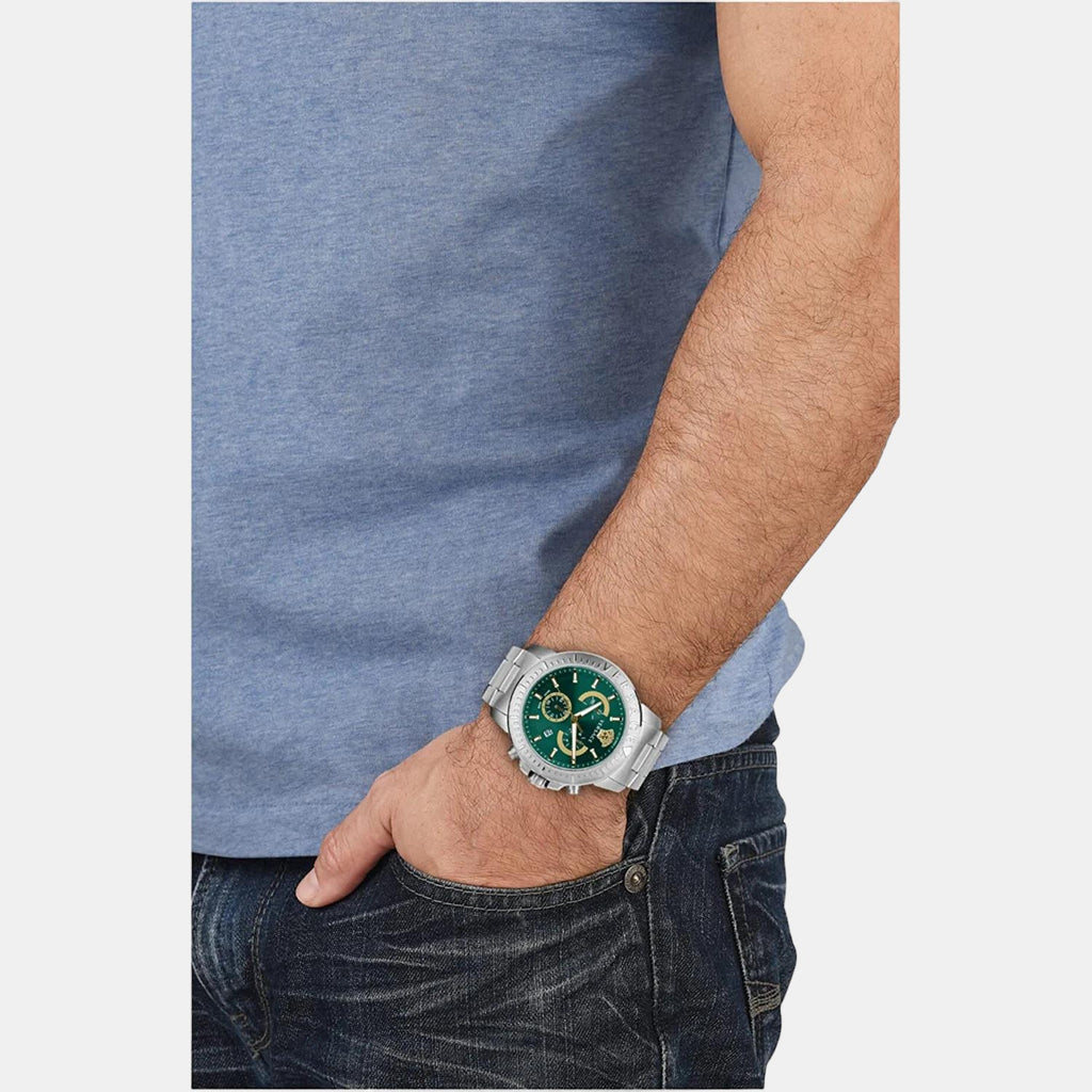 Versace Stainless Steel Round watch