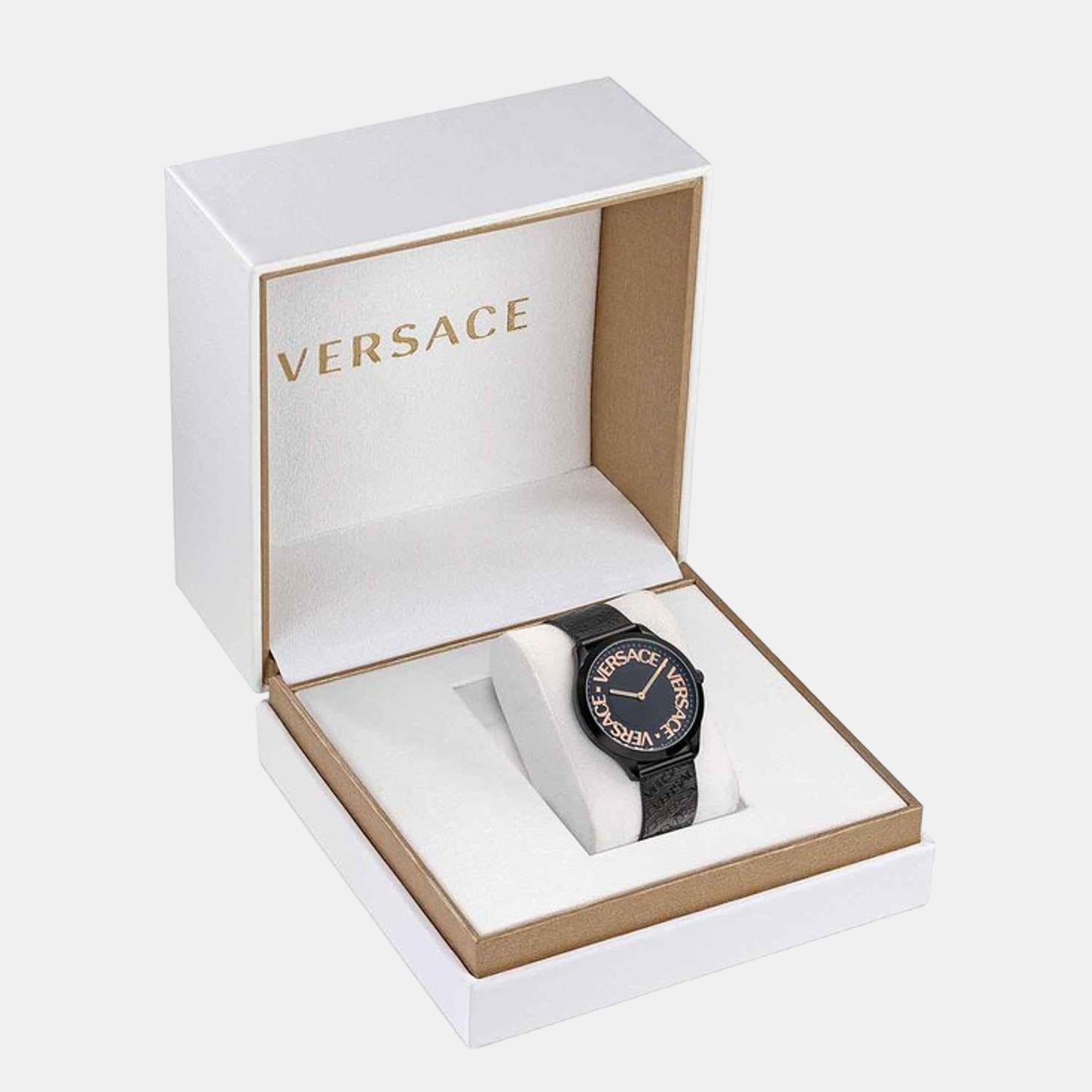 Versace Stainless Steel Round watch