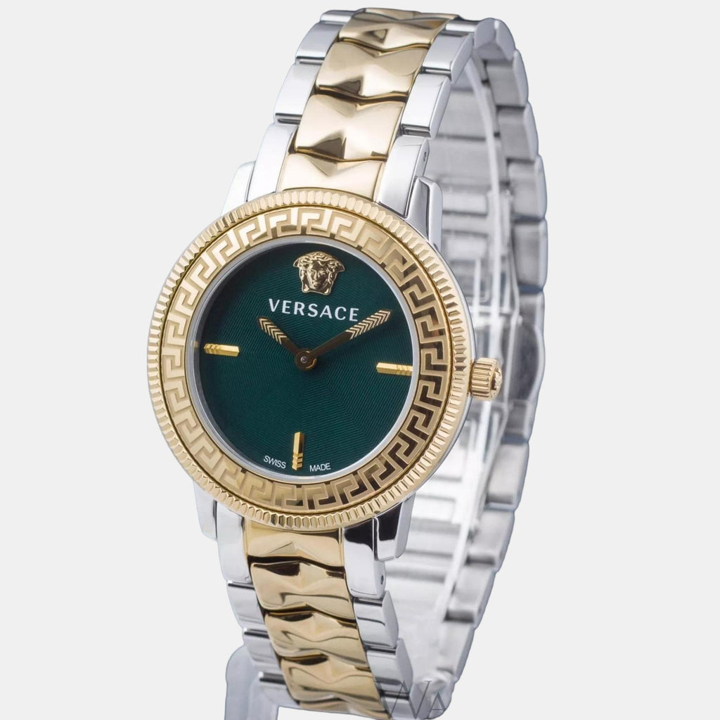 Versace Women Round Green watch