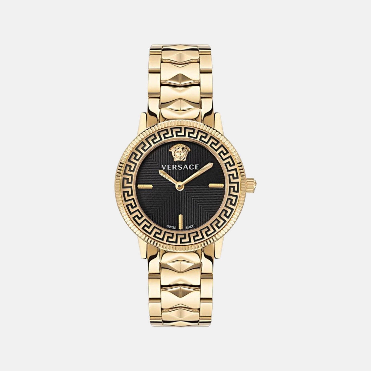 Versace Round Black Analog watch