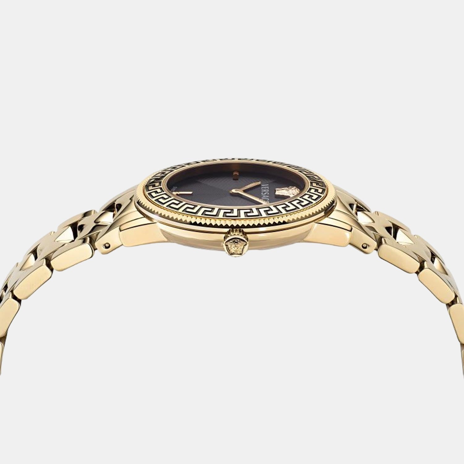 Versace Women Round Black watch