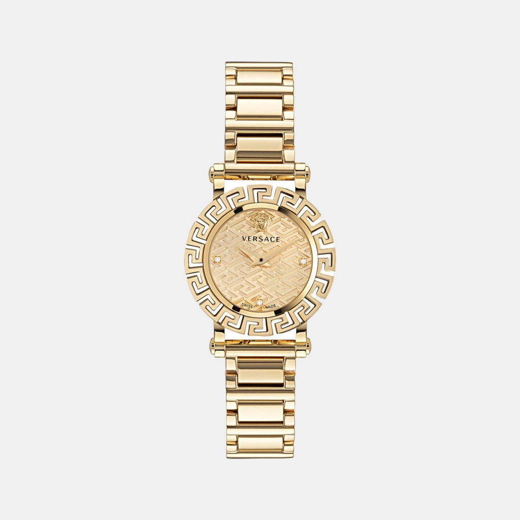 Versace Round Gold Analog watch
