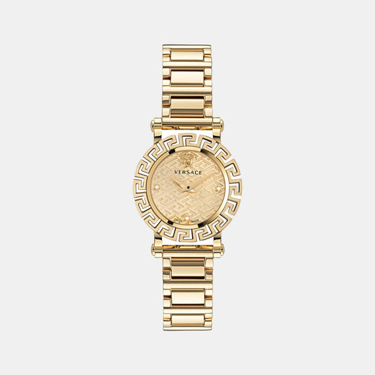 Female Gold Analog Stainless Steel Watch VE2Q00422