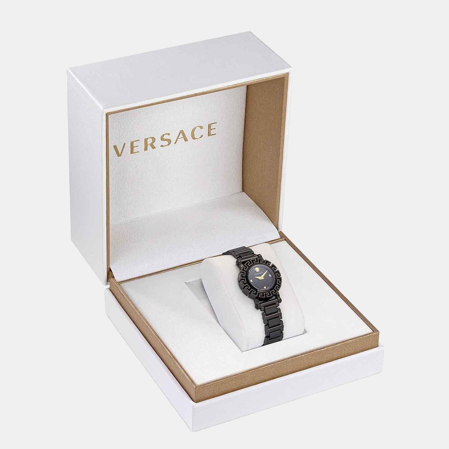 Versace Stainless Steel Round watch