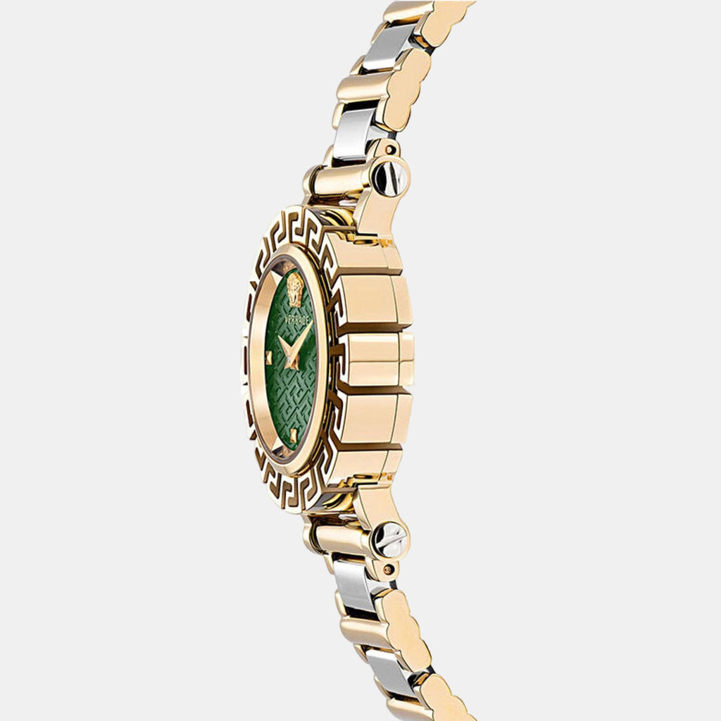 Versace Women Round Green watch