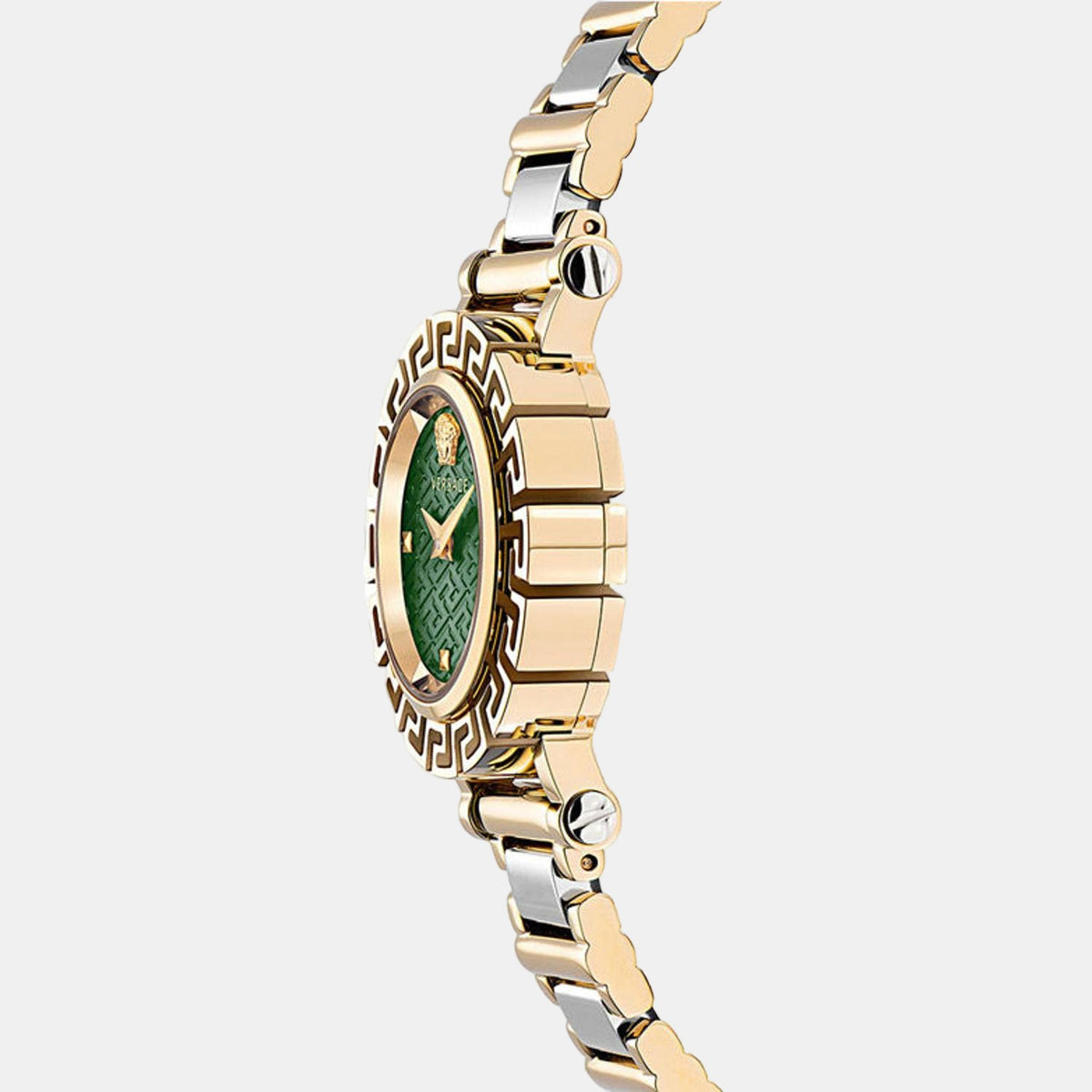 Versace Women Round Green watch