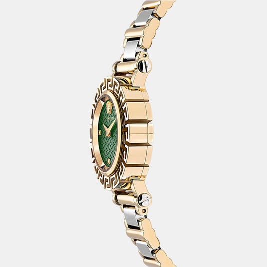 Versace Women Round Green watch