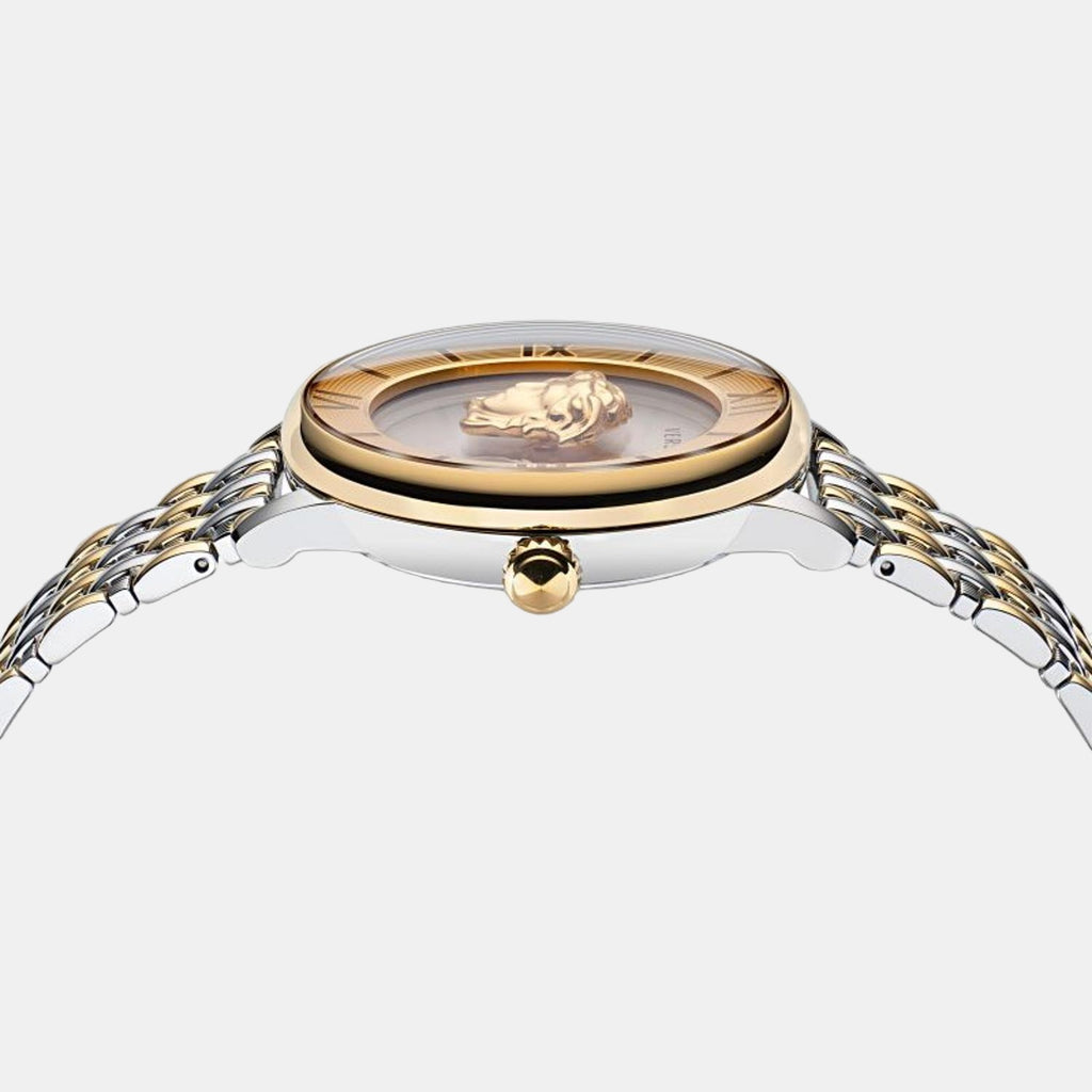 Versace Women Round Silver watch