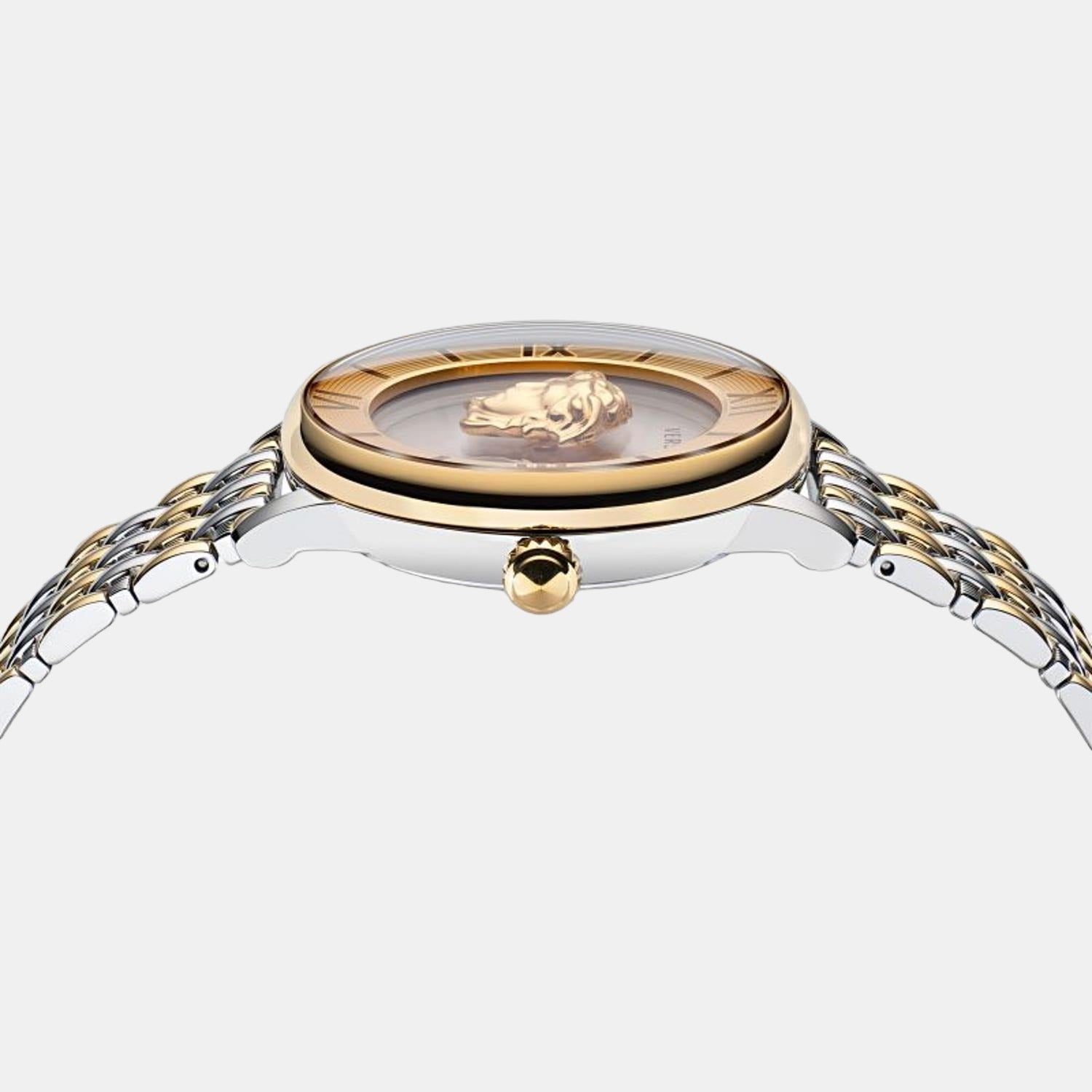 Versace Women Round Silver watch