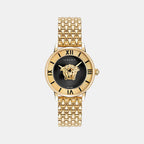 Versace Round Black Analog watch