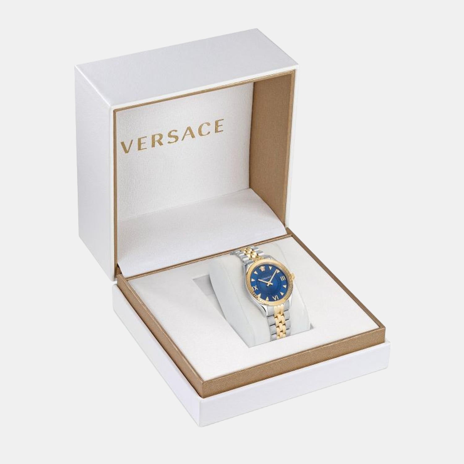Versace Stainless Steel Round watch