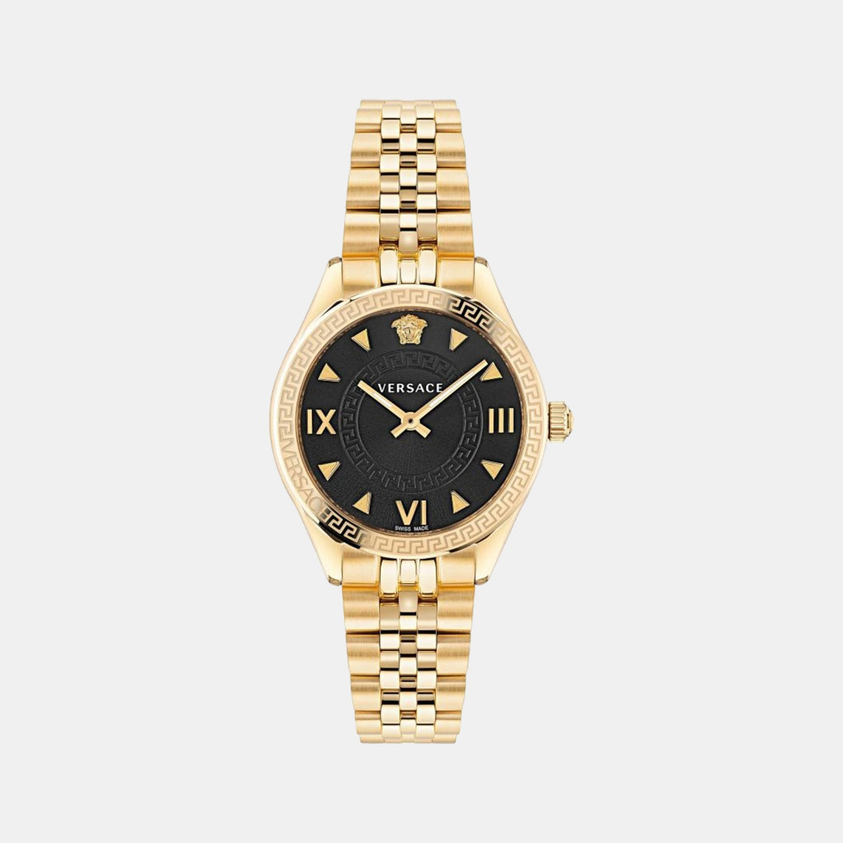Versace Round Black Analog watch