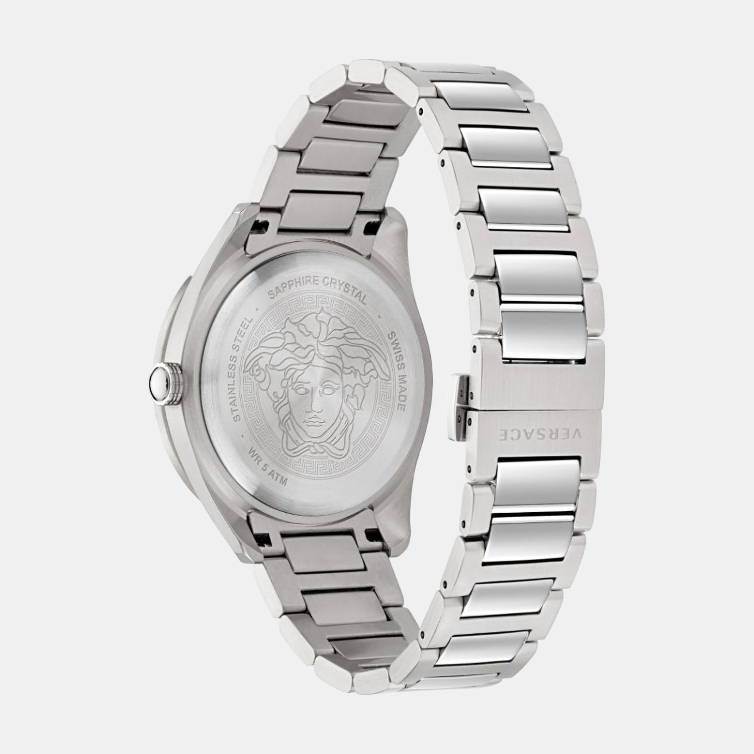 Versace Men Round Green watch