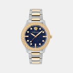 Versace Round Blue Analog watch