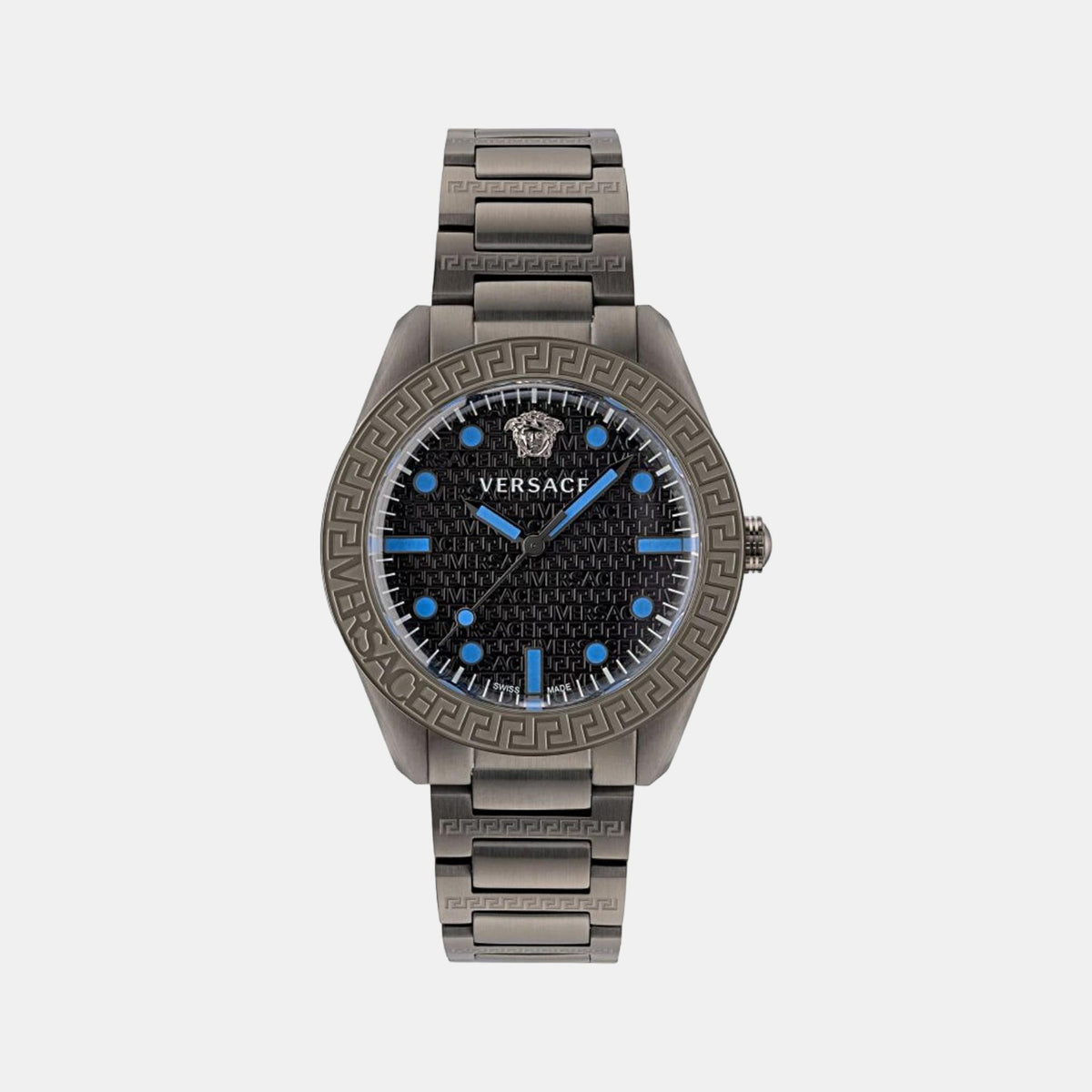 Versace Round Black Analog watch