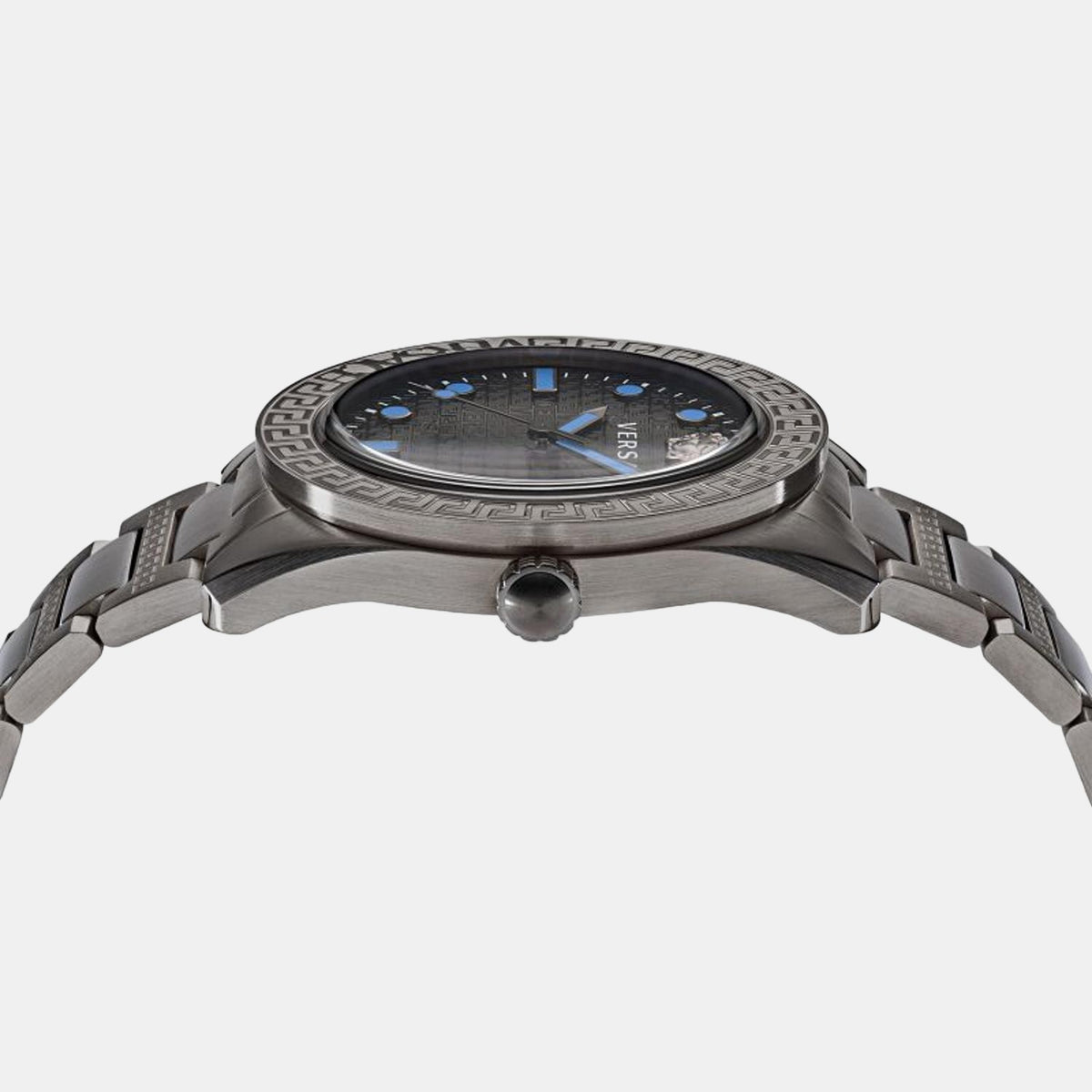 Versace Men Round Black watch