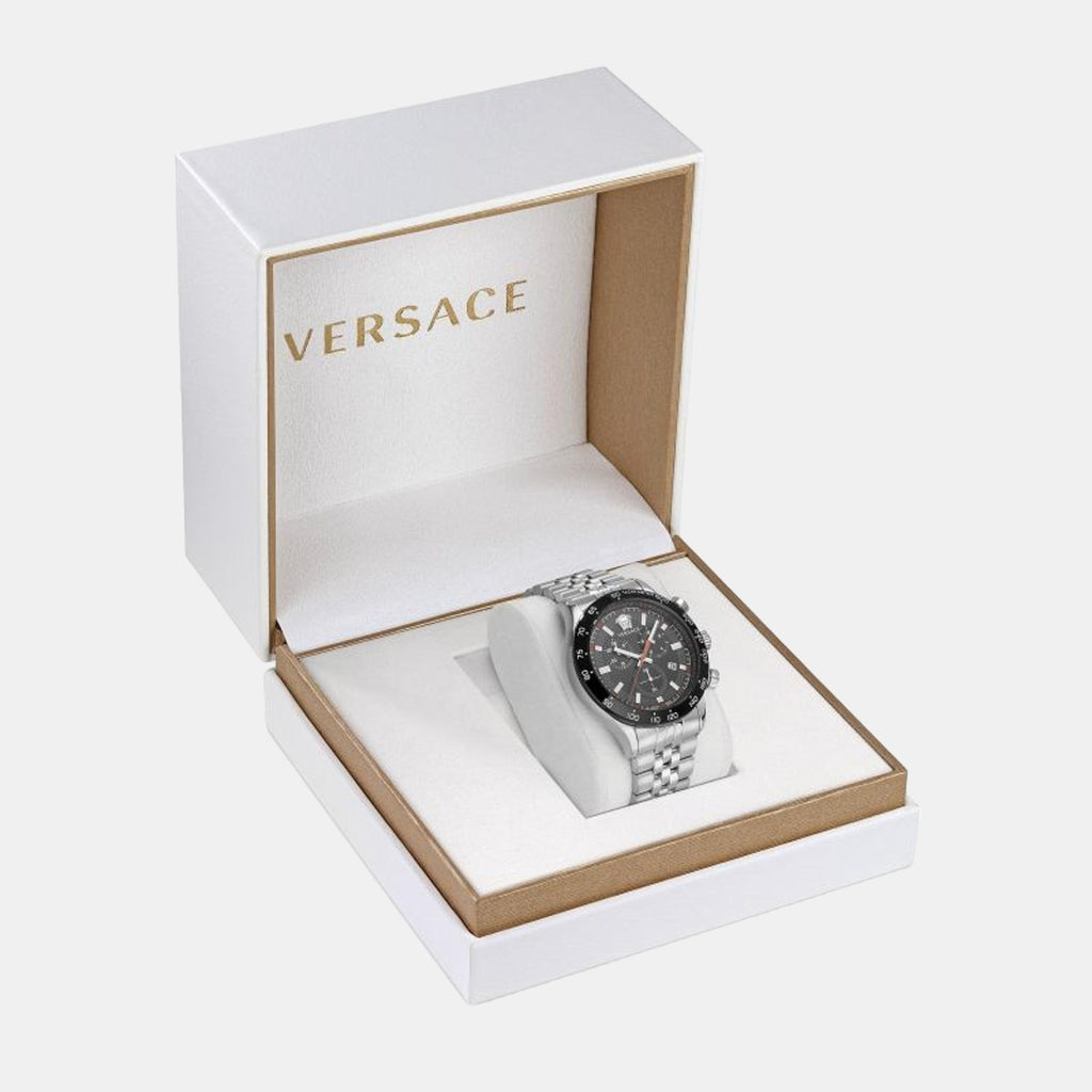 Versace Stainless Steel Round watch